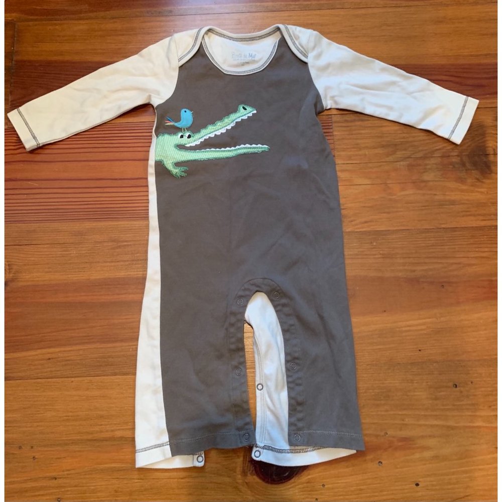 9 month Boys Romper, 100% Pima Cotton